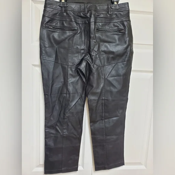 Free Pepple We The Free Rebel Vegan Leather Pants/Black - Picture 10 of 16